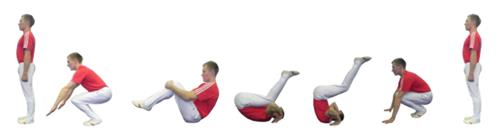 Акробатические упражнения для спины