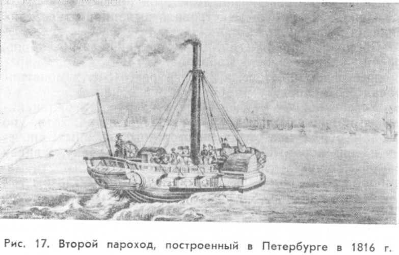 Пароход 1815. Первый пароход в Пожве.