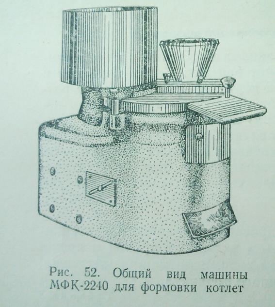 Схема котлетоформовочной машины
