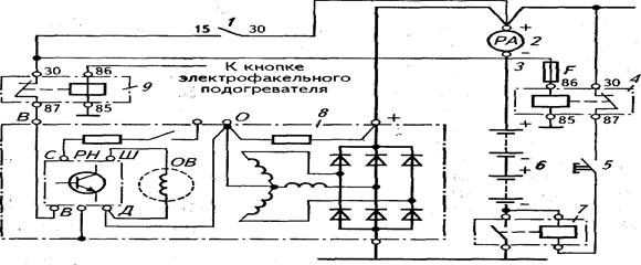 Принцип построения схем электрооборудования